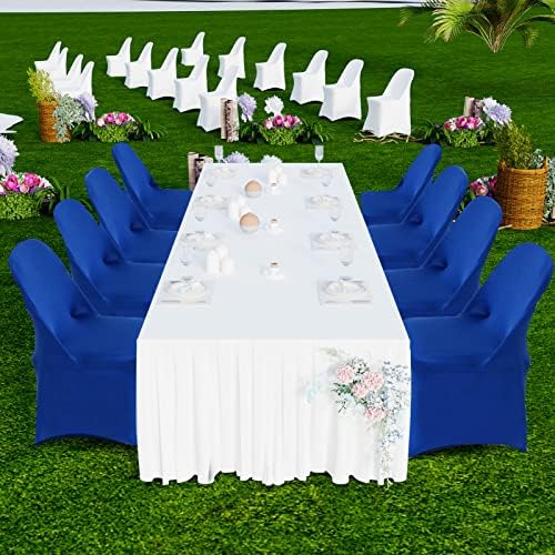 HAINARverS Stretch Spandex Folding Chair Covers 30PCS Royal Blue