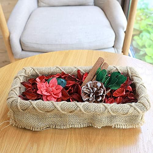 Christmas Potpourri, Cinnamon Scented Decorative Bowl Filler, Red, 8.4 oz