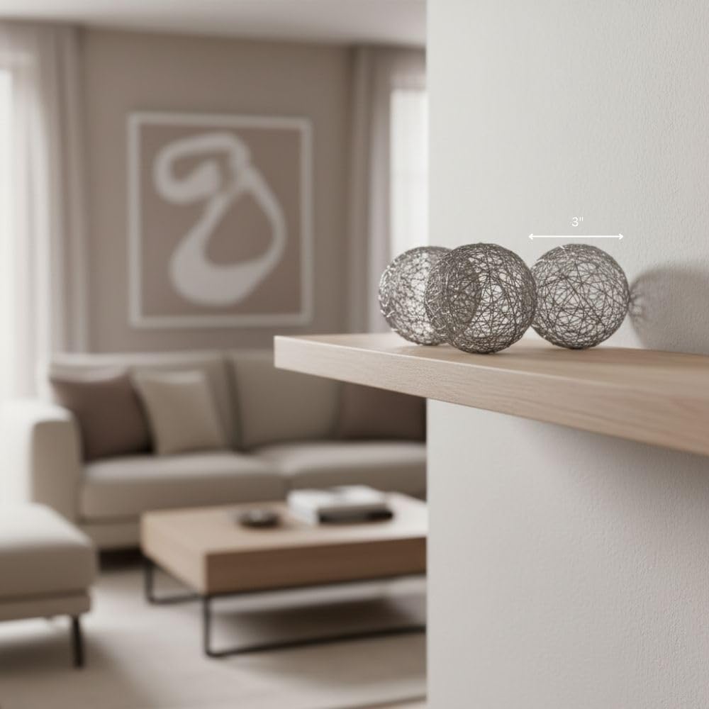 Box of 3 / Silver / 4-inch Diameter