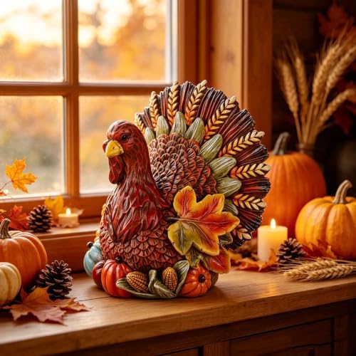 winemana Thanksgiving Turkey Decorations Indoor Table Centerpieces Decor