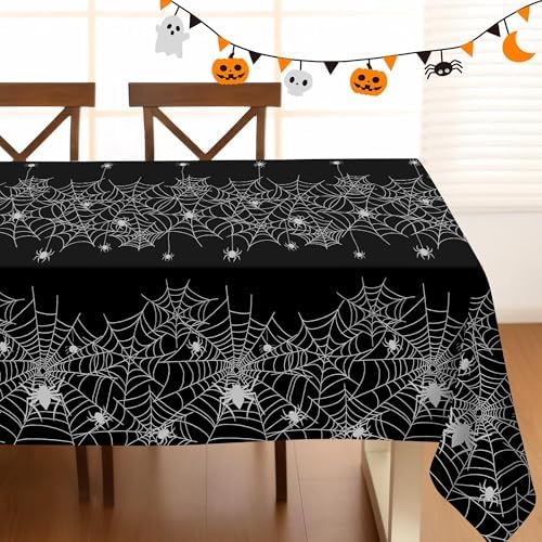 Childom 3 Pack Halloween Tablecloth Rectangle Table,Halloween Decorations