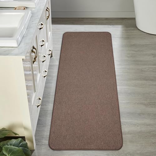 Bosap Bath Mat,Ultra Thin Bathroom Runner Rugs,Large Bath Mats for Bathroom,Quick Dry,Non-Slip,Machine Washable,Low