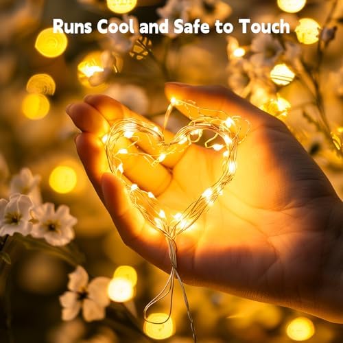 Minetom Fairy Lights Plug in, 100Ft 300LEDs String Lights for Bedroom
