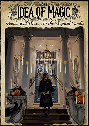 Floating Candles with Wand & 21 AAA Batteries Magic LED Flickering-20PCs