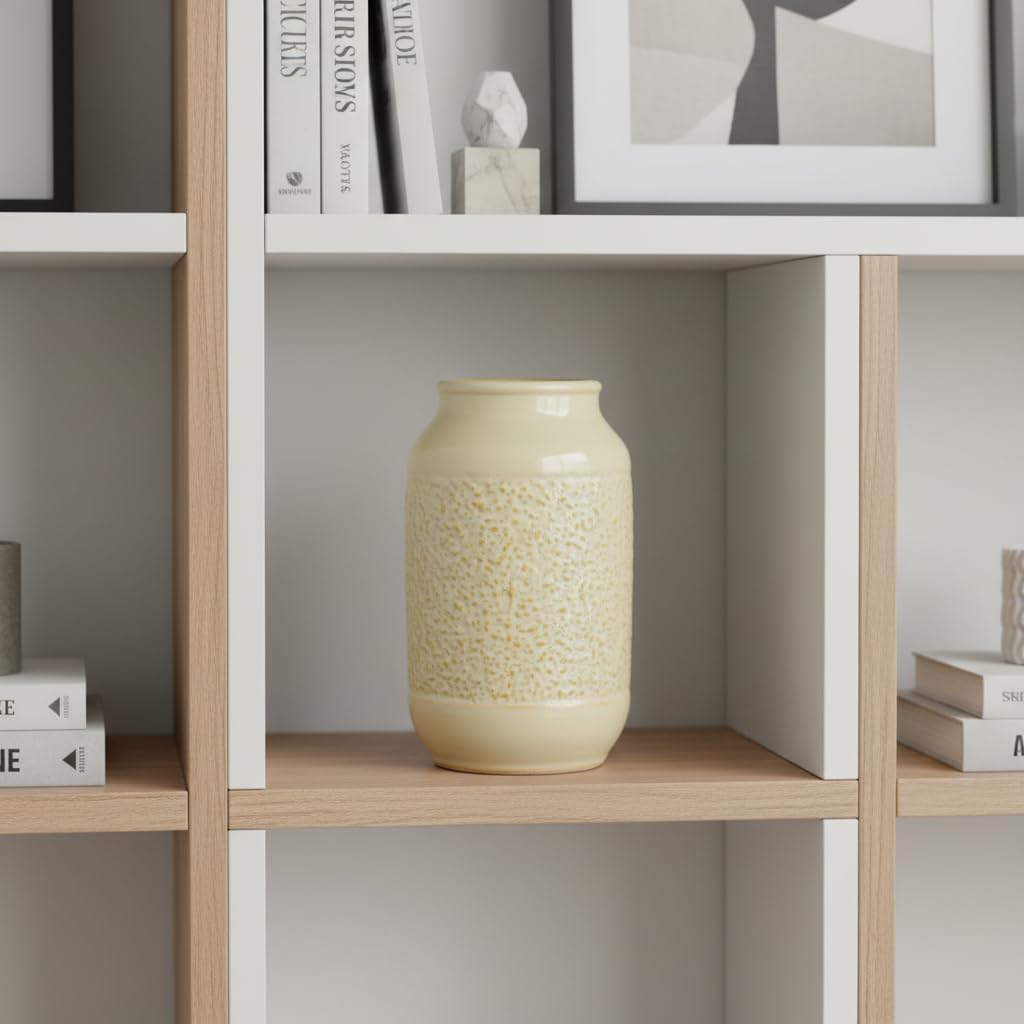 Modern Farmhouse Vases / Beige / 9 Inch
