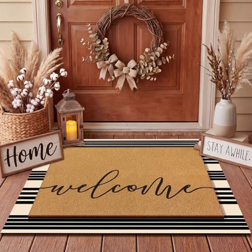 Tinideya 2 23.6 X 35.4 Inches Western Striped Brown Black