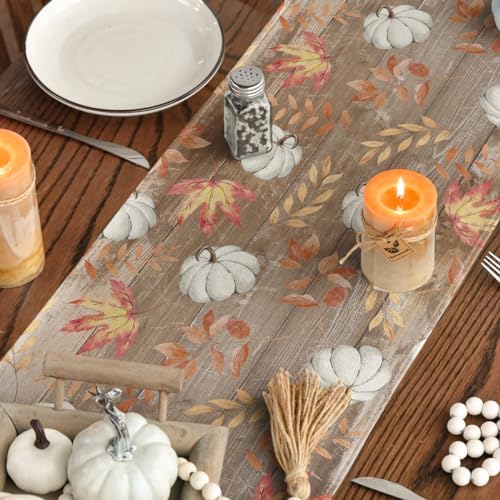 Artoid Mode 210 GSM Fall Table Runner Home Party Decor 13x60 Inch