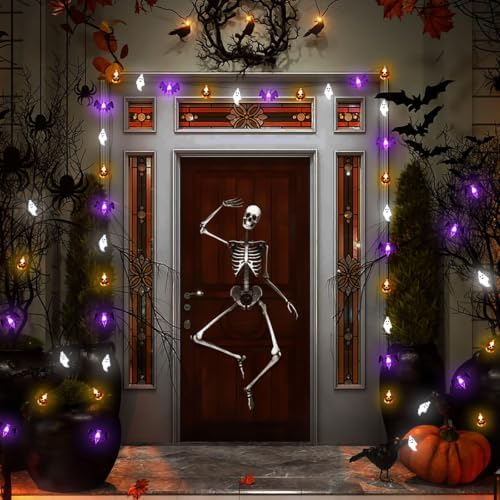 Zimati Halloween Lights Decorations 16ft 30 LED String Light Indoor Outdoor