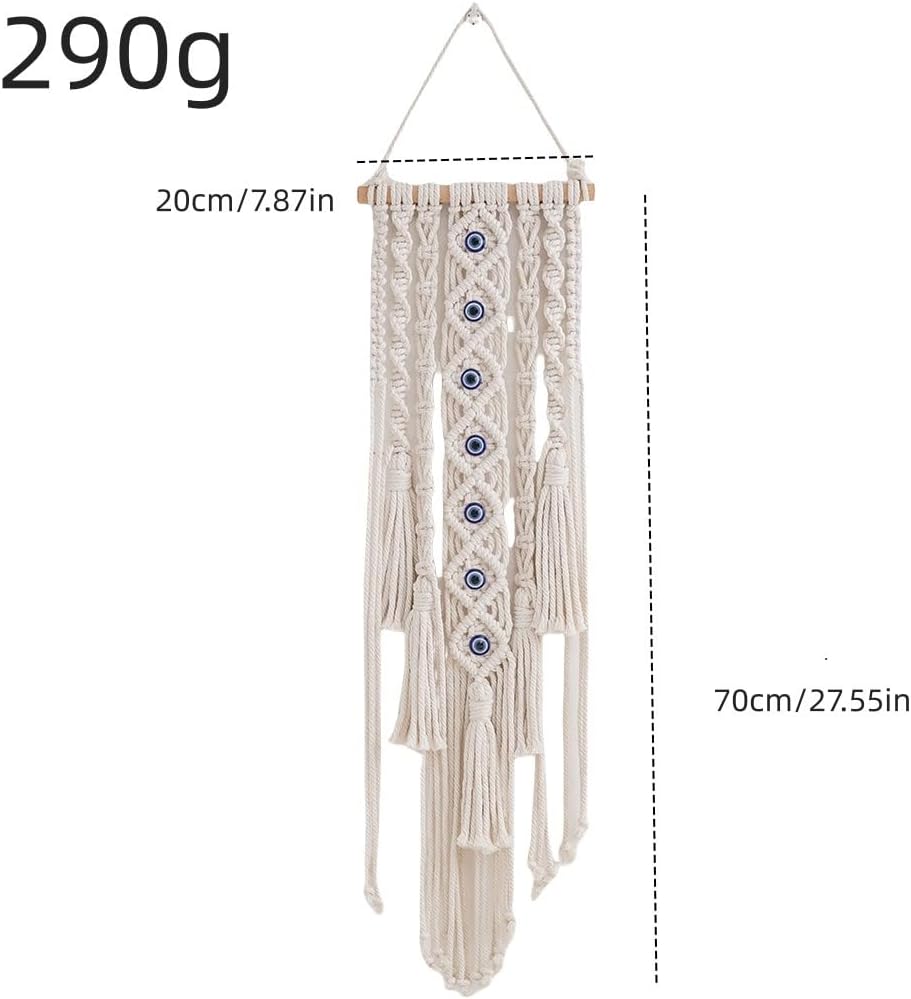 Boho Macrame Wall Hanging / 27.55 x 7.87