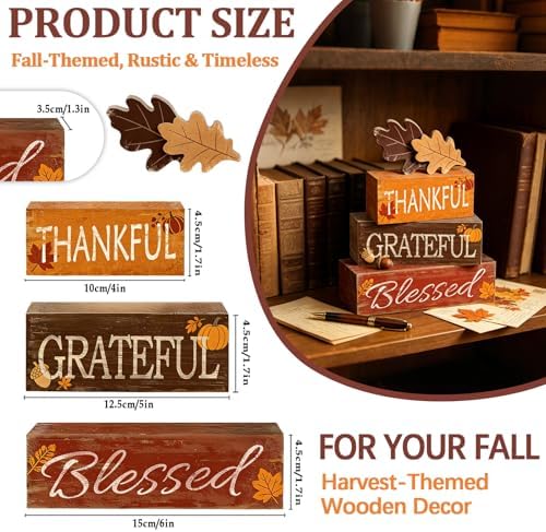 Blessed Leaves Fall Decor, Fall Decorations for Home
