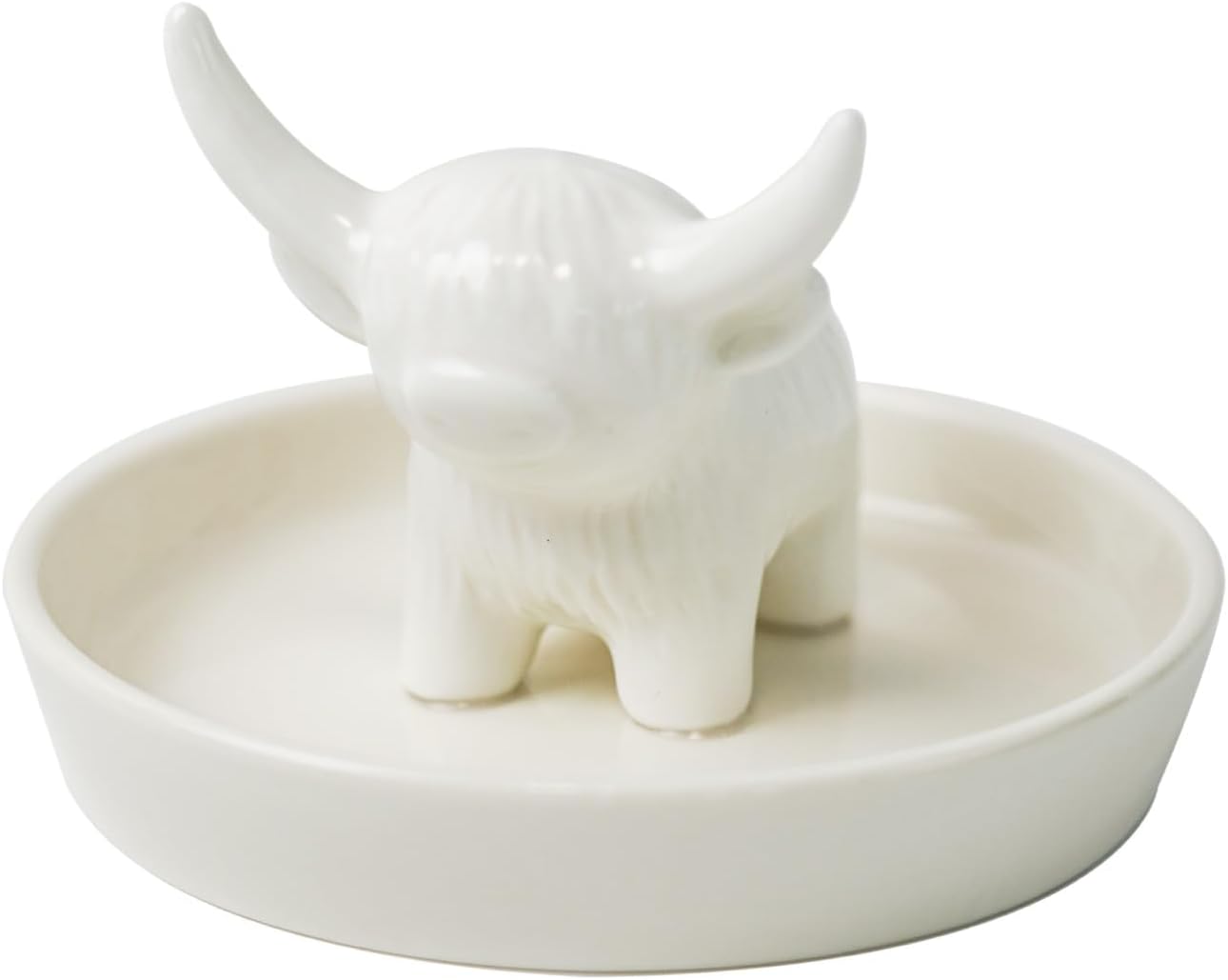 Ceramic Highland Cow Ring Holder