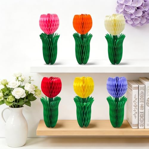 Pedel Tulip Honeycomb Centerpieces