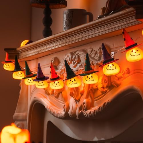 Halloween String Lights, 4.9FT 10 LED Halloween Fairy Light Decor