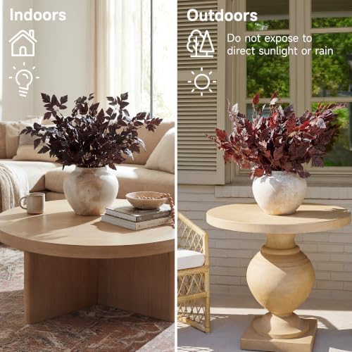 ZIFTY 6Pcs Artificial Fall Stems Eucalyptus Autumn Thanksgiving Decor