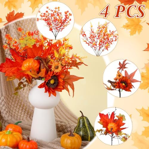 Fall Cornucopia Basket Thanksgiving Table Harvest Fern Cornucopia