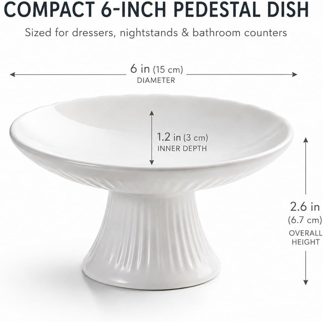 Ceramic Vanity Jewelry Dish