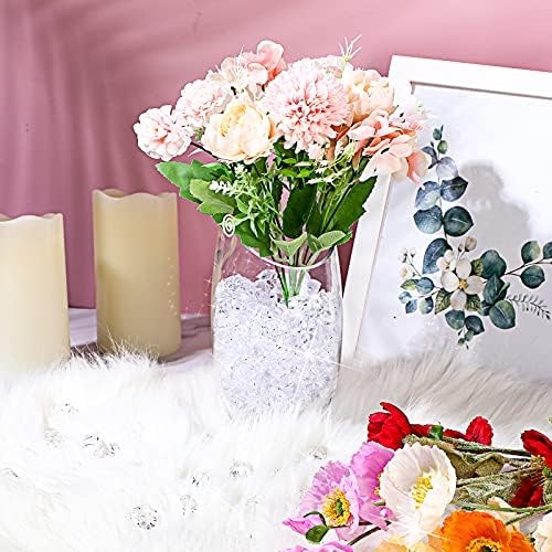 Syhood 570 Pcs Clear Acrylic Gems Plastic Crystals
