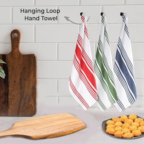 Urban Villa Kitchen Towels Cotton Dish Towels 20”x30” (Set of 3) Multi