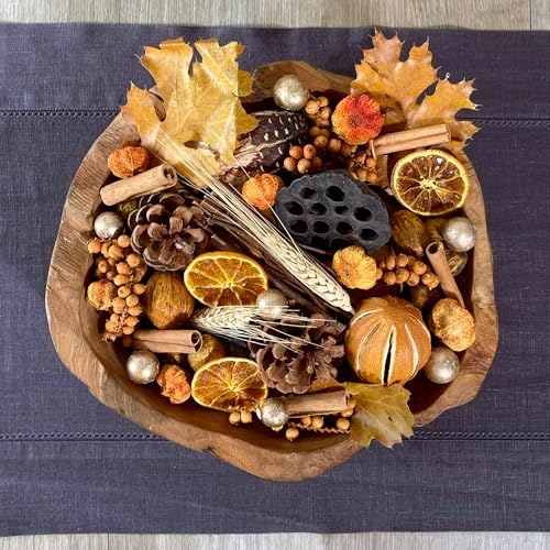 ANDALUCA Fall Harvest Fragrance Potpourri Decorative Vase & Bowl Filler Home Décor (Autumn Harvest)