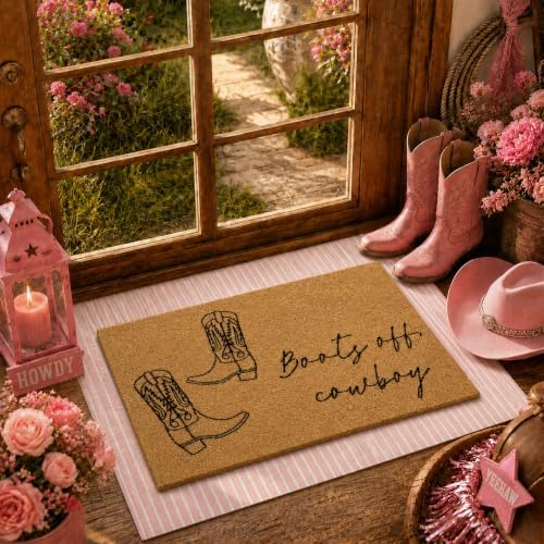 Tinideya 2 23.6 X 35.4 Inches Cowboy White Pink Brown