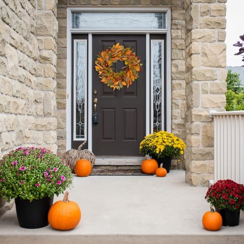 WreathDream Fall Wreaths for Front Door 22" Autumn Wreath for Home Decor