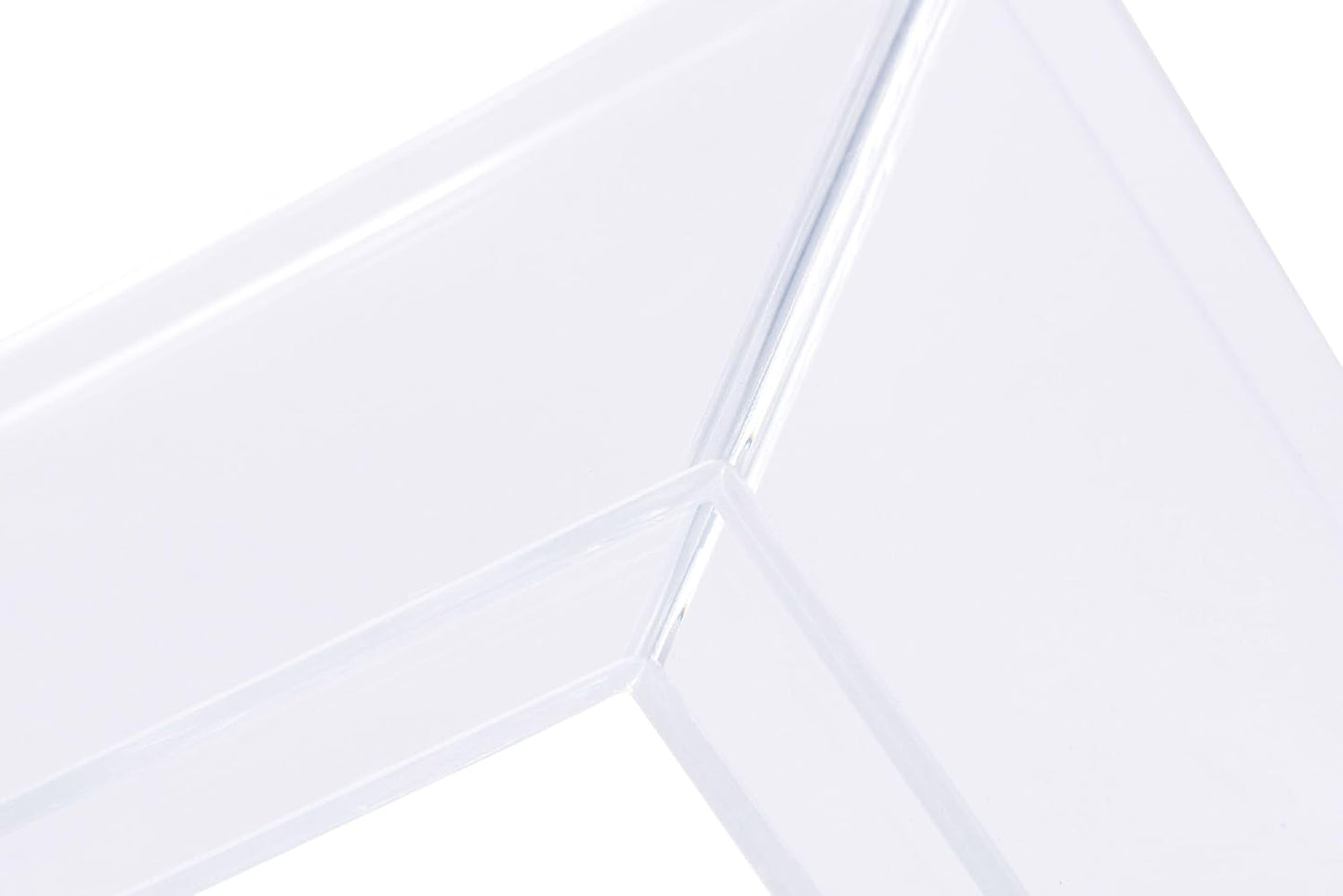 Acrylic bookends Modern / 8 x 8 x 10 / Cm / Transparent