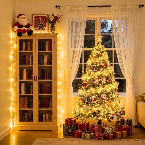 JMEXSUSS 230ft 720 LED Warm White Christmas String Lights Outdoor