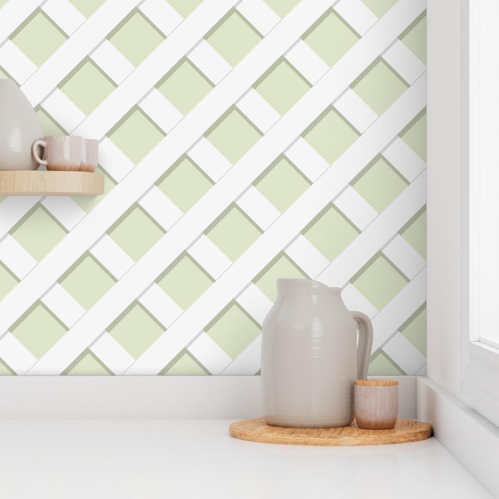Peel & Stick Wallpaper / 24 x 12 / Swatch / Green