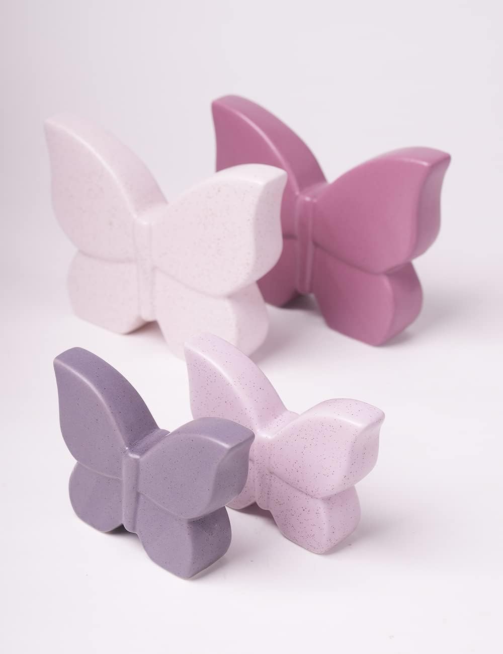 Butterfly Decor Statue Animal Figurine Gift Modern Art Sculpture / 4.7 Inch / Set of 2