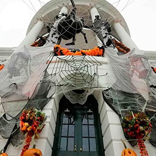 Yobbai 6 Pack White Creepy Cloth - Halloween Decorations - 30X72 Inch Spooky Fabric - Cotton - DIY Halloween Decor