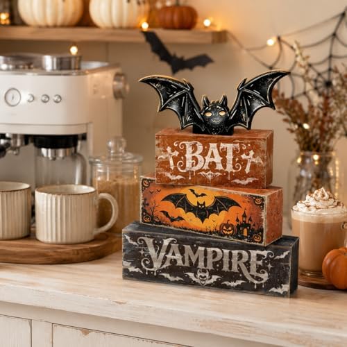 Halloween Bat Decor Indoor, Halloween Table Decorations for Home
