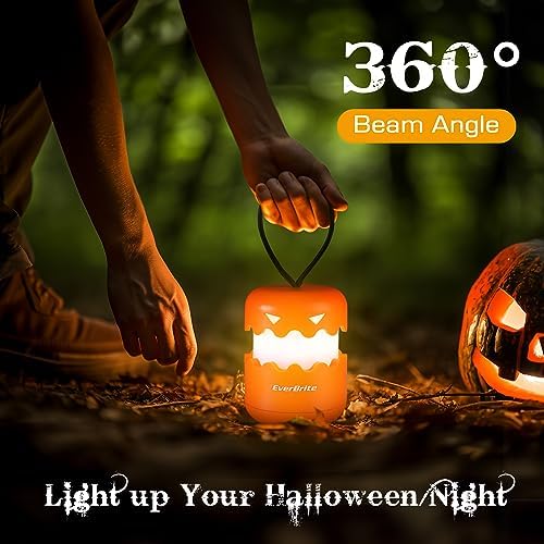 EverBrite 3-Pack Halloween Pumpkin Lantern, Collapsible Jack O Lantern
