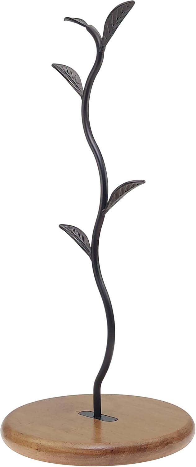 Coffee Mug Holder Tree Rack for Counter,Leaf Shaped Tea Cup Mug Holder Stand for Countertop,Perfect Coffee Bar
