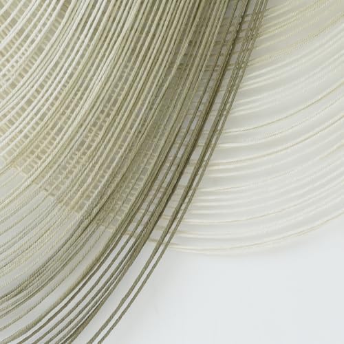 Macrame Wall Hanging Boho Tapestry Dip Dyed Ombre Moss Green 57"W*39"L