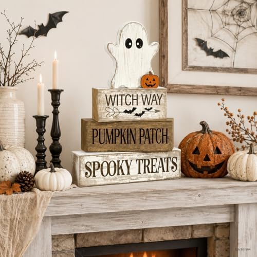 Halloween Ghost Decor Indoor, Halloween Table Decorations for Home