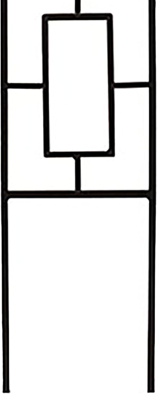 Panacea 84445 Contemporary Pot Trellises, Black, 46" H, Set of 2