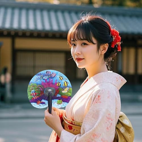 20 Pcs Paper Fans