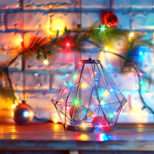 Minetom Fairy Lights Plug in, 33Ft 100LEDs String Lights for Bedroom