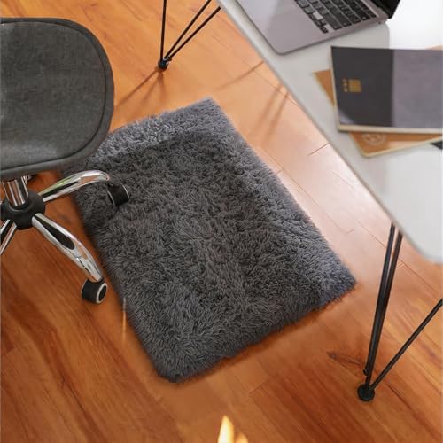 Ophanie Small 18''x30'' Rug Washable Non Slip Throw Bedside Area Rugs, Fluffy Soft Mini Bedroom Carpet, Door Entryway