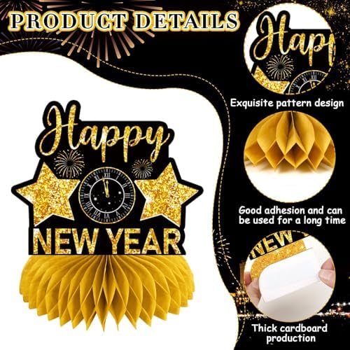 10Pcs Happy New Years Table Centerpieces Decorations 2027