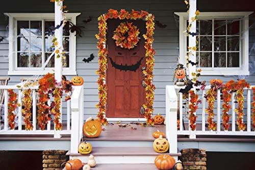 RECUTMS 2 Pack Fall Maple Garland Autumn Hanging Fall Leave Vines