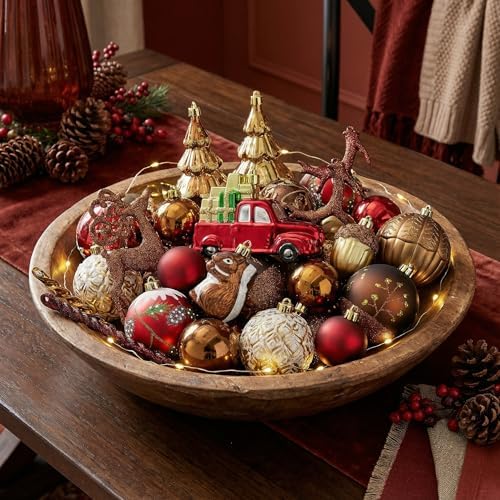 Valery Madelyn 60ct Christmas Tree Decorations Ball Ornaments Set