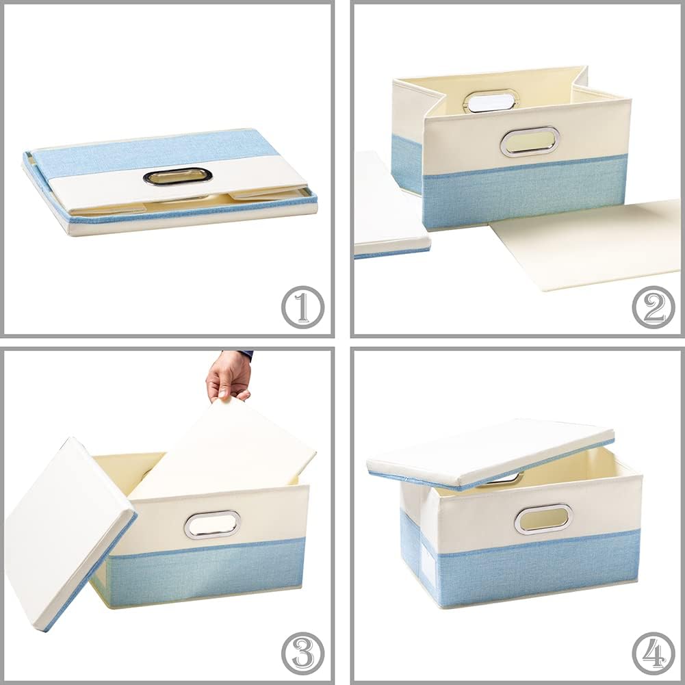 Large Foldable Storage Boxes / Set of 3