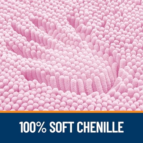 OLANLY Bathroom Rugs 36x24, Extra Soft Absorbent Chenille Bath Rugs