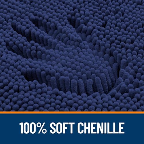 OLANLY Bathroom Runner Rugs 59x20, Extra Soft Absorbent Chenille Bath Rugs