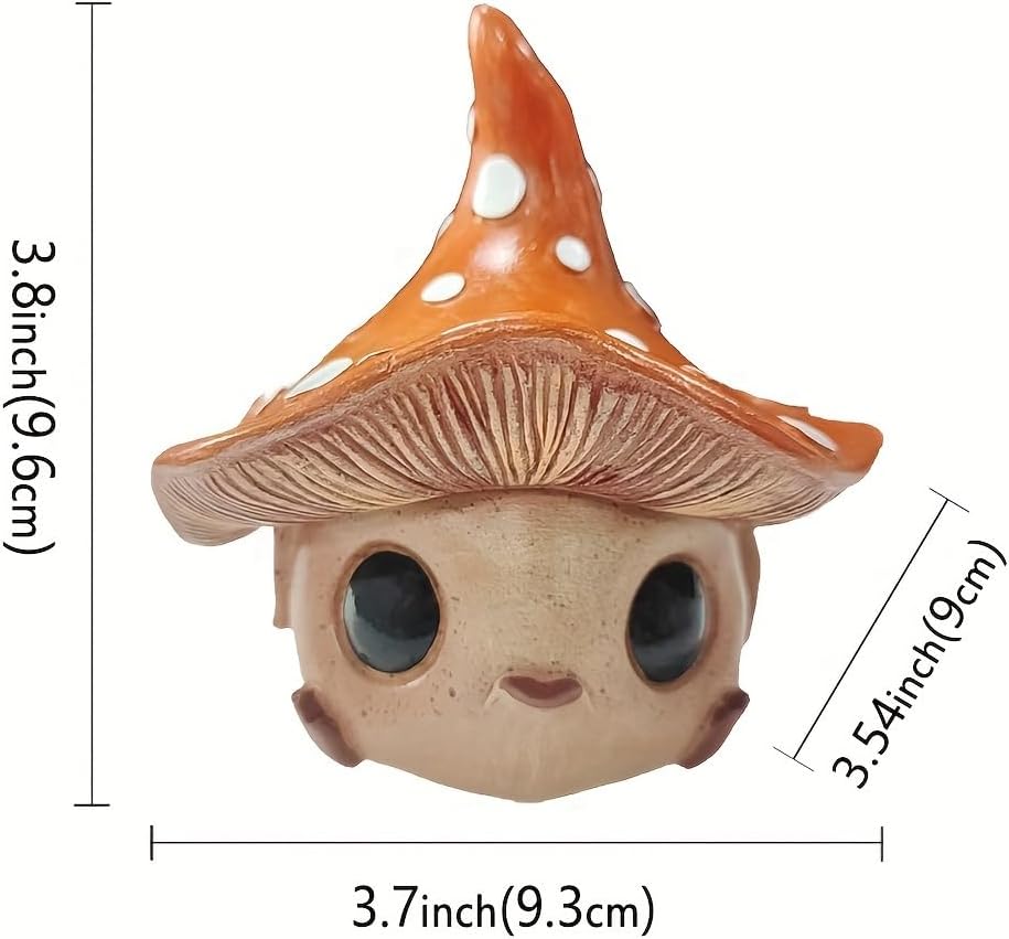 Garden Gnomes Statues / Mushroom Outdoor Garden Decor Statue