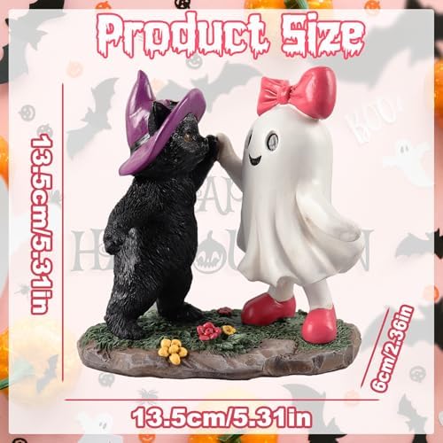 Halloween Decorations Indoor Ghost Gifts, Black Cat Ghost