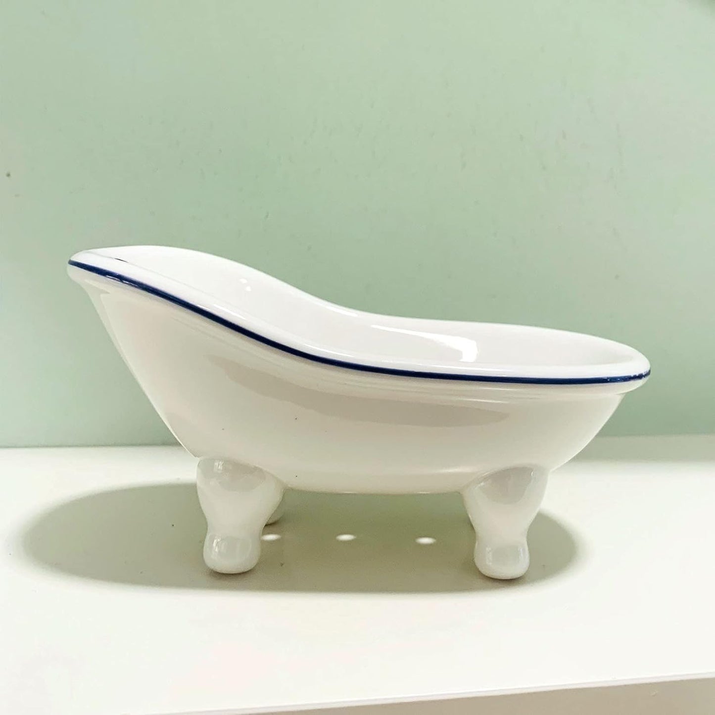 Decorative Ceramic Bar Soap Dish