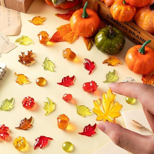 240Pcs Fall Vase Filler Decor for Thanksgiving and Halloween