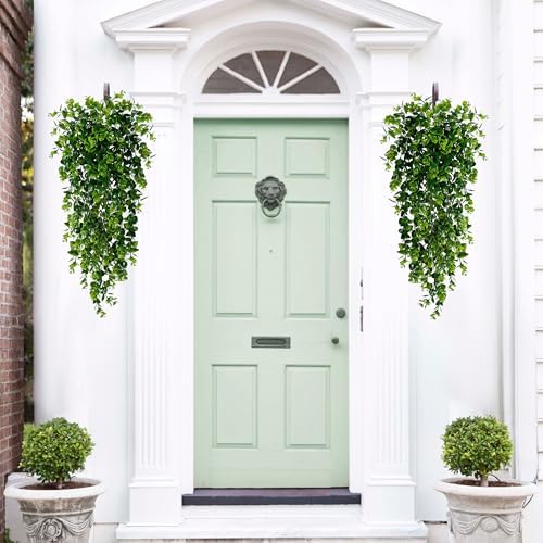 Waipfaru 8Pcs Fake Hanging Plants 2.7FT Fake Plants Fake Vines Greenery